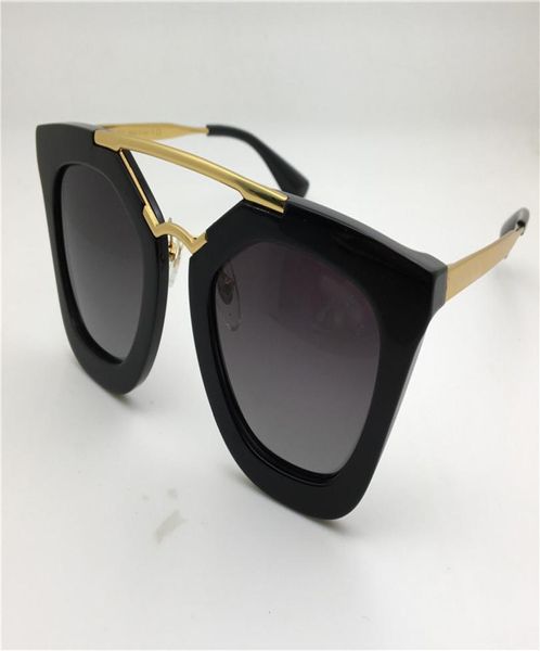 Nouvelles lunettes SPR 09Q CINEMA LOCTES DE SUMPROS LES LORS MIROIR MIRROIR POLARISE LEPS VINTAGE Retro Style Square Cadre Gold Middle Women Desi2324285