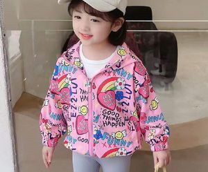 New Spring Autunno Bambini Giacche Cappotto Ragazzi Capispalla Top Cappotti Ragazzo Giacca a vento Capispalla Vestiti per bambini Abbigliamento Ragazze Giacche B021