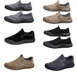 Nouveau style de printemps, un pied masculin paresseux confortable chaussures de protection du travail respirant, tendance pour hommes, semelles souples, sports et chaussures de loisirs non-sl 12