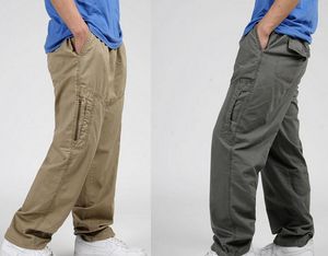 Pantalon cargo pour hommes, ample, en coton, grande taille, 3xl, 4xl, 5xl, 6xl, nouvelle collection printemps été