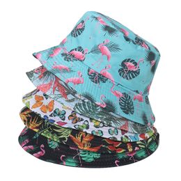 Nouveau chapeau de soleil de protection solaire printemps/été pour les vacances, les loisirs, les voyages polyvalents, chapeau de bassin de plage, chapeau de pêcheur flamant rose, femme