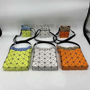 Nieuwe vierkante doos met contrasterende kleur Patchwork Diamond Grid Bag Veelzijdige onderarmhandtas Schoudertassen Draagbare damestas