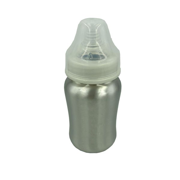 Nieuwe Rvs Zuigfles Tepel Melk Verpleging Flessen Feeders voor Peuters 5 oz Rvs Fles Hot Koop 30 stks