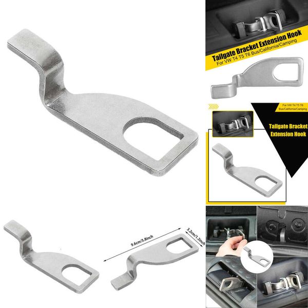 Nuevo soporte de separación de puerta trasera de coche de acero inoxidable, gancho de soporte, extensión de bloqueo de ventilación de aire fresco para VW T5 California Camping Multivan