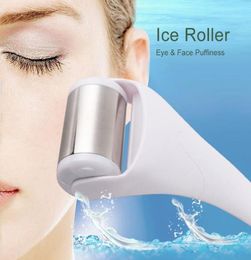 Nieuwe roestvrijstalen kop Skin Cool Face Ice Roller Massage Roller voor gezicht Lichaamsmassage Gezichtshuid Voorkomen van rimpels Huid Cool5357097