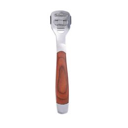 Nuevo cuchillo de pedicura de acero de acero inoxidable Pedicura de madera de madera Plaining de piel muerta Callus Board Froting Pedicure raspando herramienta de pie para el pie para