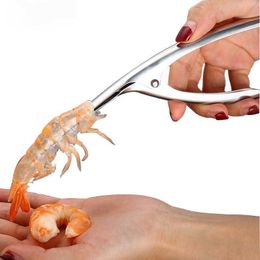 Accessoires de cuisine en acier inoxydable pour attrape-crevettes Outils de cuisine pour fruits de mer Ustensiles de cuisine pour attrape-crevettes