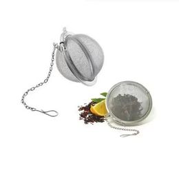 Nouveau Sphère En Acier Inoxydable Verrouillage Épice Thé Boule Café Thé Outils Passoire Maille Infuseur passoire à thé Filtre infuseur RRB15576