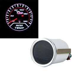 Freeshipping Nieuwe standaard 2 "52mm White LED Display Water Temp Gauge Auto Autometer Watertemperatuur Meter Sensor