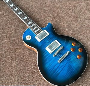 Nouvelle guitare électrique standard personnalisée R9 blue Tiger Flame, guitare Standard 59