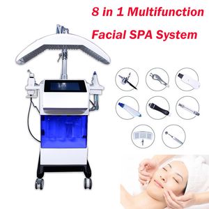 Nieuwe Staande 8 in 1 Hydro Dermabrasie Oxygen Spuitpistool Diamond Microdermabrasie Schoonheidsmachine voor Skin Lifting Spa Machines