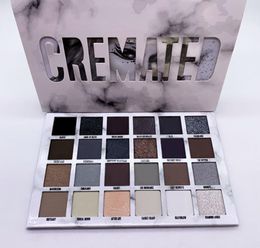 Nieuwe ster Cremated Eyeshadow Palette 24 Kleur gecremeerde oogschaduw make -up pallet metallic naakt glinsterende hoge kwaliteit in voorraad8561699