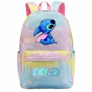 Nouveau point imprimé filles enfants école livre sacs femmes sac à dos adolescents cartables toile voyage sac à dos pour ordinateur portable J2Gg #