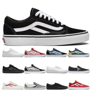 ontwerpers Old Skool Casual van skateboardschoenen Zwart Wit heren damesmode outdoor platte maat 36-44