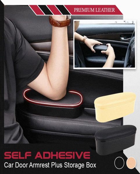 Nouveaux accoudoirs fonctionnels de stockage Porte de voiture Cuir accoudoirs ergonomiques Auto Interior Pièces Abow Support Support Amélioration du bras Pad1003743