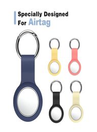 Nieuwe Bandjes Beschermhoes Voor Air Tags Antifall Antikras Accessoires Siliconen Protector Cover Shell Sleeve Voor AirTags Locat1869482