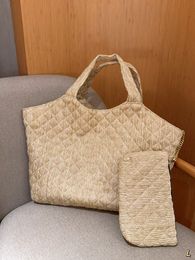 Nouveau sac fourre-tout de paille Lafite Grass Handbag Pure Pure Handmade Woven Handbag Woven Ultra Light et grande capacité