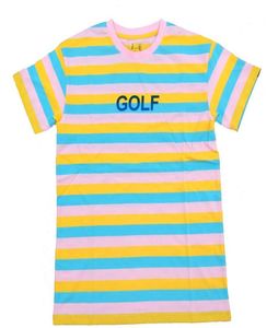 Nuevo Golf a rayas Le Fleur Tyler The Creator Camisetas para mujeres Hombres Camiseta unisex Hip Hop Skateboard Street Camisetas de algodón Camiseta To7416561