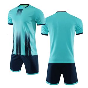 Nouveau costume de soccer en rayures pour hommes Équipe d'entraînement de jeu uniforme Uniforme imprimé de foot