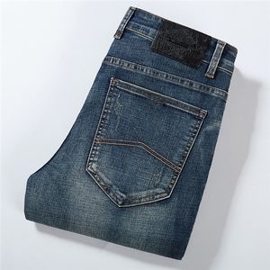 Luxurys Designer Mens Jeans Summer Thin Design Denim Elasticité Vintage Pant Fashion Slim-Leg Pantal
