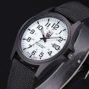 Montre à Quartz personnalisée et polyvalente, bracelet en Nylon pour étudiants, tendance, pour lycéens, calendrier minimaliste, sport, nouvelle collection