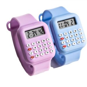 Nieuwe studenten pols Watch Child Calculator Bekijk draagbaar multifunctioneel horloge voor studenten Electronic Watch