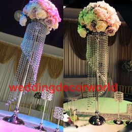 Nieuwe stijl acryl kristal bloem loopbrug staat voor bruiloft decoratie decor153