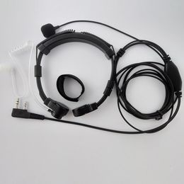 Nouveau style conduit d'air écouteur mode écouteur k-tête contrôle de la gorge conduit d'air interphone écouteur