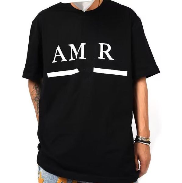 Nouveau style Amirs Mode Hommes T-shirts Été Femmes Designers T-shirts T-shirts en vrac Marques Tops Chemise décontractée Vêtements Shorts Vêtements à manches