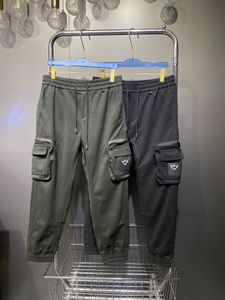 Pantalon cargo pour hommes, nouveau style, automne et hiver, haute qualité, multi-poches, patchwork, marque de luxe, pantalon de styliste