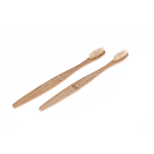 Paquet de 10 brosses à dents en bambou de style nouveau avec coffret de voyage, hôtel jetable, biodégradable, respectueux de l'environnement