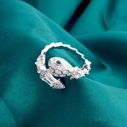 New Style Band Open Rings Ring Snake Titanium Steel Men's Women's Letters B Designer Luxury Gift Wedding Bijoux pas Fade
