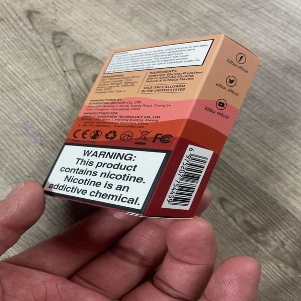 NOUVEAU STYLE BC5000 Kit de démarrage de cartouche de cigarette électrique jetable rechargeable et rechargeable, dosettes de vape remplies de jus de 8 ml, 850 mah jusqu'à 5000 bouffées