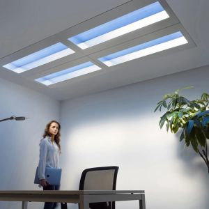 Nouveau style Blue Sky Smart De plafond pour salle de bain cuisine Cuisine d'éclairage naturel Décor intérieur Lactume de plafond bleu