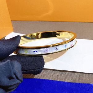Nieuwe Stijl Armbanden Vrouwen Bangle Designer Sieraden Vergulde Rvs Bruiloft Liefhebbers Gift Armbanden Accessoires Groothandel S2841
