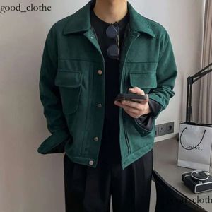 Nieuwe stijl Brand Nieuwe stijl Myq Pi Shuai High End Short Jacket Heren Spring Loose Flip Collar Coat Korean Trendy Work Top Coat Plein Bear Men and Women 641