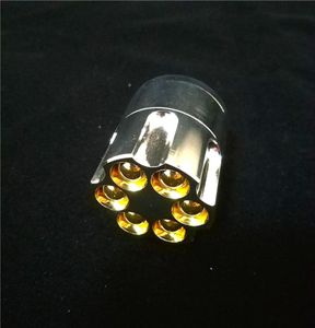 Nieuwe stijl kogelvorm kruiden 42 mm tabak kruid slijmwerk 3 delen materale rookglijvers hand muller magnetic2735300