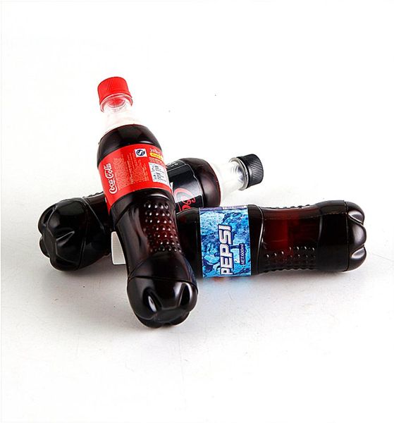 Briquet à gaz Butane, nouveau style, briquet fantaisie en forme de bouteille de Coke, KELE7893263