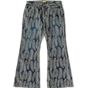 Pantalon évasé en Denim ample pour hommes et femmes, nouveau Style décontracté