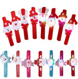 Nieuwe stijl Kerst Led Kids Armband Cartoon Kinderen Manchet kerstcadeaus jongens Armbanden designer accessoires A86595702229