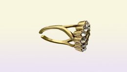Nouveau style classique luxe amour bande bague mode femme cristal anneaux de mariage de haute qualité en acier inoxydable 316L bijoux de créateur gif8373147