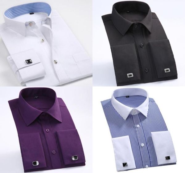 Nuevo estilo de algodón blanco para hombres, boda, graduación, cena, camisas para novio, ropa para novio, camisa para hombre, camisas de vestir a rayas clásicas para hombres 3746 9421259