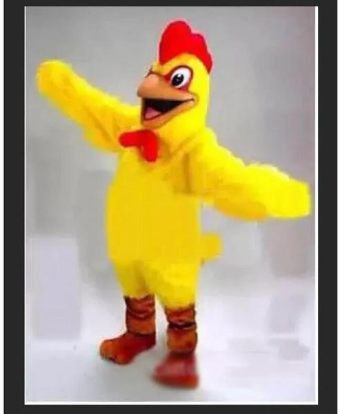 Nouveau style personnalisé poupée poulet poupée mascottes costumes accessoires costumes marche dessin animé poulet mascotte