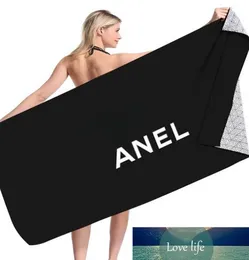 Nieuwe stijl designer badhanddoeken Comfortabel washandje Draagbare washandjes 80-160CM Full Letter Gedrukt strandlaken groothandel
