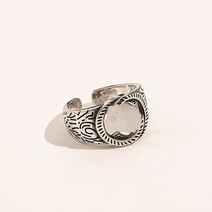 Nieuwe stijl Designer Rings Women Love Charms 925 Silver Copper Finger Verstelbare Ring Luxe Accessoires Wedding Sieraden Ring