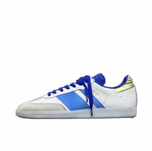 Nieuwe stijl Designer schoenen Lionel Messies binnenlaarzen Wales Bonner Vintage Trainer Sneakers Blue White Non-Slip Outsole Fashionable Classic Men Dames Casual schoenen