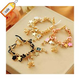 Nieuwe Stijl Fancy Poker Charm Lederen Armbanden Armbanden Sieraden Eiffeltoren Vrouwen Ster Sieraden Lage Prijs Korea Kerstcadeaus