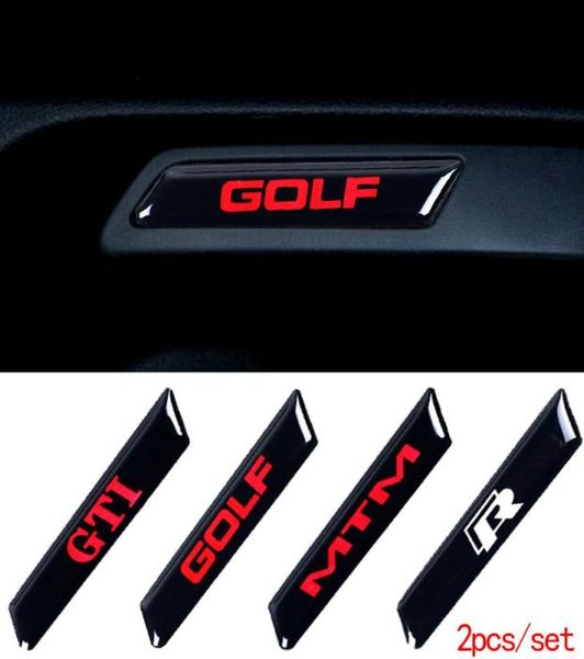 Nouveau style ajustement pour VW VW Golf 5 6 MK5 MK6 GTI 2006-2012 Skoda Selt Lift Wrench Seat insert Trim Car Sticker 2PCS / Set7476889