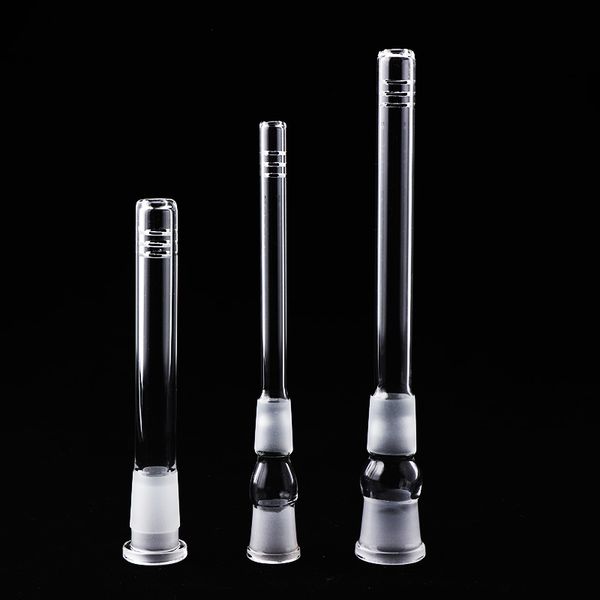 Accessoires pour fumer Diffuseur de tige en verre 14mm à 18mm Joints mâles femelles tige inférieure pour bangs