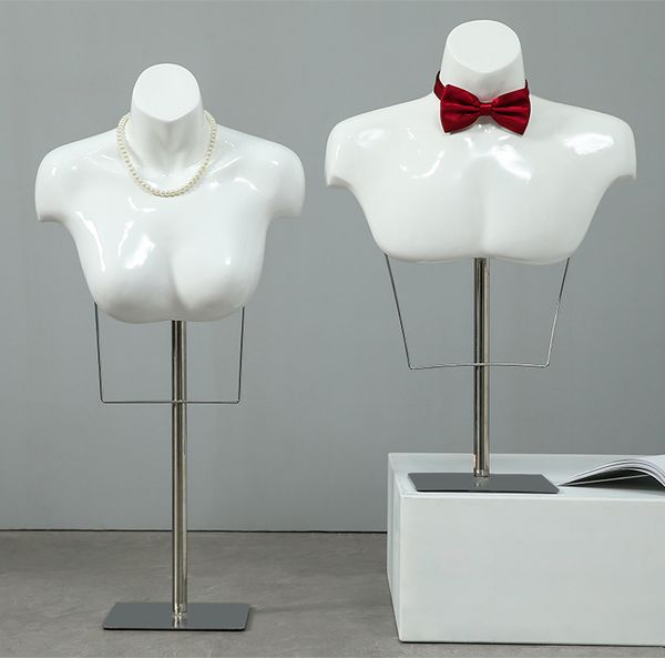 Mannequin demi-corps de nouveau Style avec Base pour affichage de cravate Mannequin femme-homme fabriqué en chine
